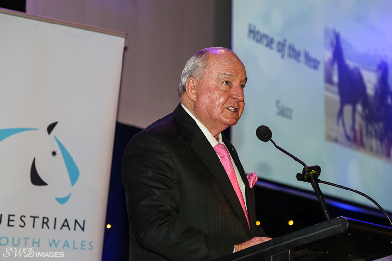 Alan Jones AO, MC for the evening