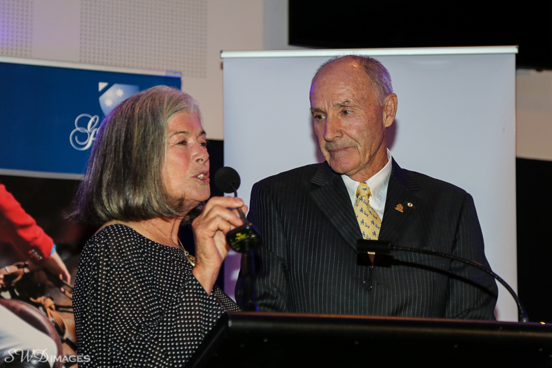 JUdy Fasher with Wayne Roycroft AM